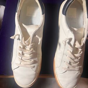 Dolce Vita White and Black Men's Sneakers
